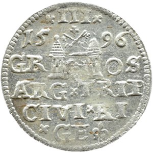 Sigismund III Vasa, 1596 LI trojak, Riga