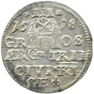 Sigismund III Vasa, 1598 trojak, Riga LI