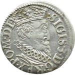 Sigismund III Vasa, 1619 trojak, Riga—RARE
