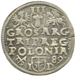 Sigismund III Vasa, 1589 ID trojak, Poznań, NICE