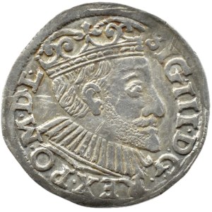 Sigismund III Vasa, 1591 IF trojak, Poznań LARGER HEAD SIG III