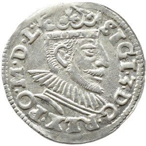 Sigismund III Vasa, 1591 IF trojak, Poznań SMALL HEAD
