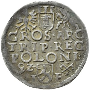Sigismund III Vasa, 1592 IF trojak, Poznań