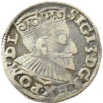 Sigismund III Vasa, 1592 IF trojak, Poznań DATE ON THE RIGHT
