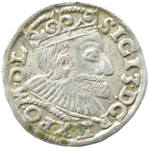 Zygmunt III. Vasa, trojak z roku 1593 IF, Poznaň – dátum vľavo