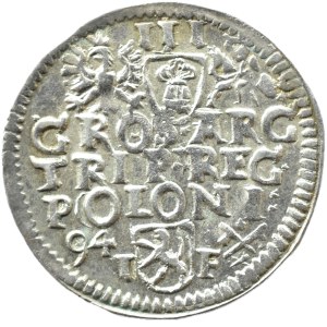Sigismund III Vasa, 1594 IF trojak, Poznań