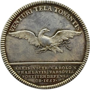 Sweden, medal struck in 1826 to commemorate the death of Arvid Wittenberg in 1657 in Zamość, SILVER