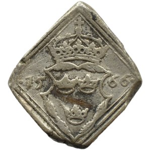 Sweden, Eric XIV, 16 öre (clip) 1566, Stockholm