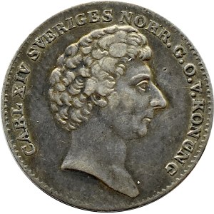 Sweden, Charles XIV John, 1/16 thaler (1/16 riksdaler specie) 1835 C.B., Stockholm