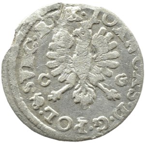 Giovanni II Casimiro, due gros, 1650 CG, Bydgoszcz POLONI