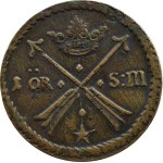 Švédsko, Karol XI., 1 öre, 1686, Avesta