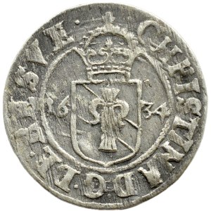 Švédsko, Krystyna, 1 öre, 1634, Štokholm
