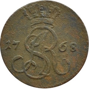 Stanisław A. Poniatowski, grosz del 1768, Varsavia