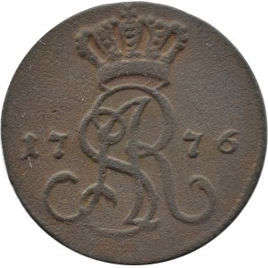 Stanisław A. Poniatowski, grosz, 1776 E.B., Warsaw
