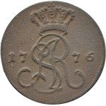 Stanisław A. Poniatowski, grosz, 1776 E.B., Warsaw