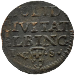 Augusto III di Sassonia, scellino del 1763 ICS, Elbląg MOLTO BELLO