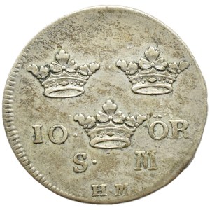 Svezia, Federico I d’Hesse, 10 öre 1739, Stoccolma, BELLISSIMA