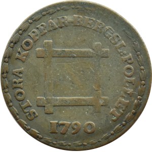 Sweden, Gustav III Vasa, 6 öre, 1790, Stockholm