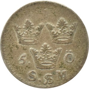 Sweden, Charles XI, 5 öre, 1690, Stockholm