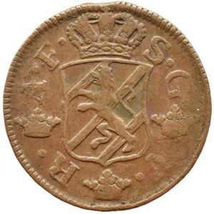 Suède, Adolf Frédéric, 2 öre 1765, Avesta