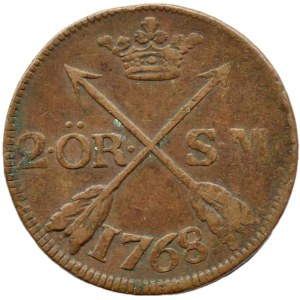 Szwecja, Adolf Fryderyk, 2 öre 1768, Avesta