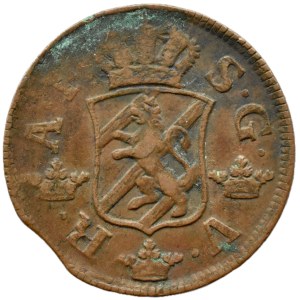 Švédsko, Adolf Frederik, 2 öre, 1766, Avesta
