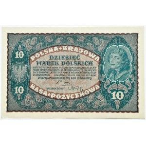II RP, 10 marek 1919, II seria DU, UNC