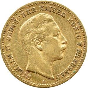 Niemcy, Prusy, Wilhelm II, 10 MAREK 1889 A, Berlin NAJRZADSZE
