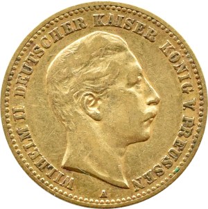 Niemcy, Prusy, Wilhelm II, 10 MAREK 1889 A, Berlin NAJRZADSZE