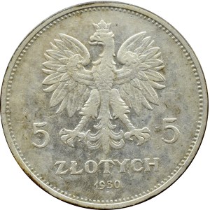 II RP, Sztandar, 5 złotych 1930, Warszawa