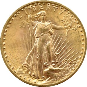 USA, Saint Gaudens, 20 dolarów 1923, Filadelfia