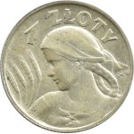 II RP, Kłosy, 1 złoty 1925, Londyn