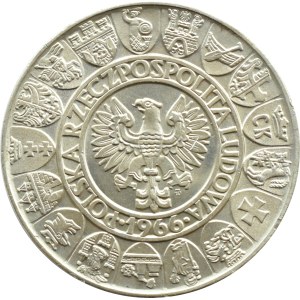 PRL, 100 złotych 1966, Mieszko i Dąbrówka, Warszawa, UNC