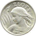 II RP, Kłosy, 1 złoty 1925, Londyn