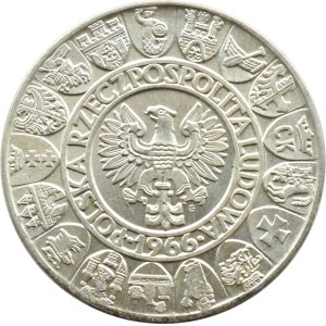 PRL, 100 złotych 1966, Mieszko i Dąbrówka, Warszawa, UNC