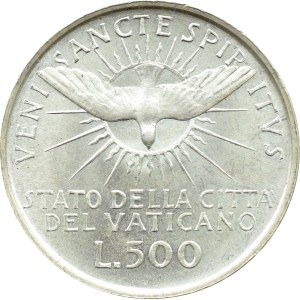 Watykan, Sede Vacante, 500 lirów 1963 R, Rzym