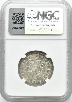 Jan II Kazimierz, ort 1650 Wieniawa, Wschowa, NGC MS63 - OKAZOWY