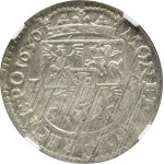 Jan II Kazimierz, ort 1650 Wieniawa, Wschowa, NGC MS63 - OKAZOWY