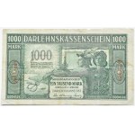 OST, Kowno, 1000 marek 1918 OST, seria A, numeracja sześciocyfrowa