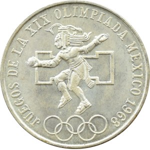 Meksyk, Igrzyska XIX Olimpiady, 25 pesos 1968, Meksyk