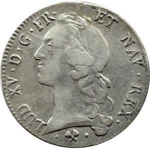Francja, Ludwik XV, ecu 1770 L, Bayonne