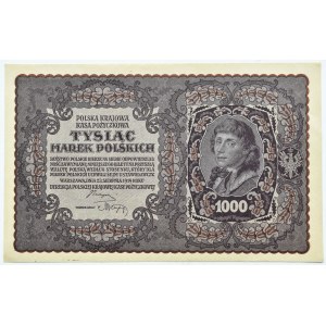 II RP, 1000 marek 1919, II seria A - typ 4, PIĘKNE