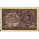 II RP, 1000 marek 1919, II seria A - typ 4, PIĘKNE