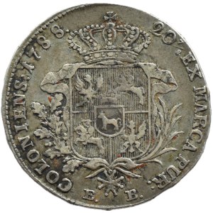 Stanisław A. Poniatowski, półtalar 1788 E.B., Warszawa