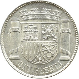 Hiszpania, 1 peseta 1933, Madryt PIĘKNE
