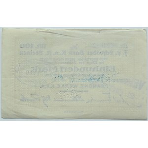 Niemcy, Brema, Francke Werke K.a.A., 100 marek, 1922