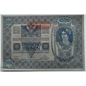 Austria, 1000 koron 1902 (1919)