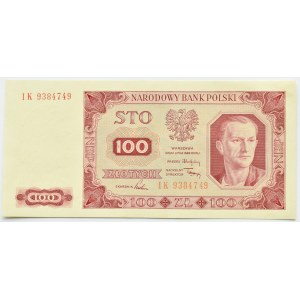 RP, 100 złotych 1948, seria IK, Warszawa, PIĘKNE
