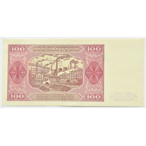 RP, 100 złotych 1948, seria IK, Warszawa, PIĘKNE