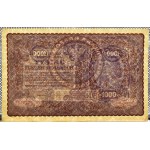 II RP, 1000 marek 1919, I serja BM - typ 7, PIĘKNE!